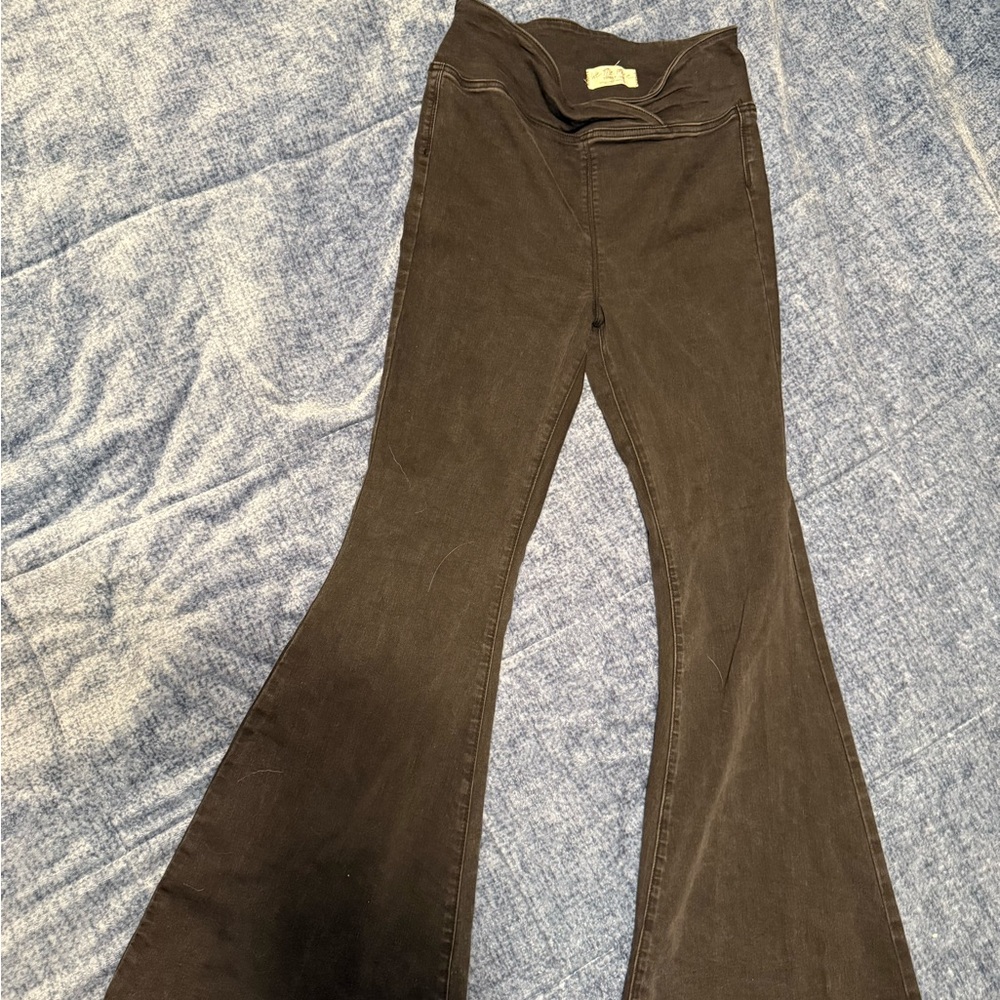 Free People Espresso Flare Jeans
